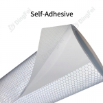 Reflective Sheeting - White PVC Material Glass Beads Reflective Sheeting Film Roll